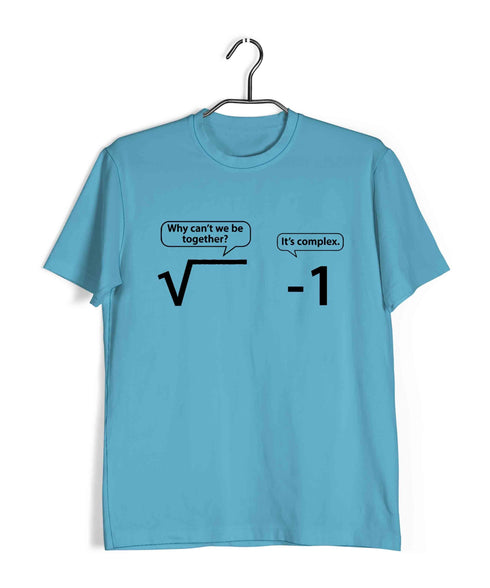 Mathematics COMPLEX NUMBERS Nerd Wordplay Casual Graphic Printed T-Shirt for Men