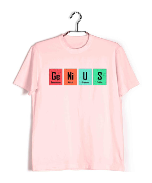 Chemistry Genius Nerd Science Casual Graphic Printed T-Shirt for Men