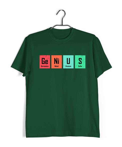 Chemistry Genius Nerd Science Casual Graphic Printed T-Shirt for Men