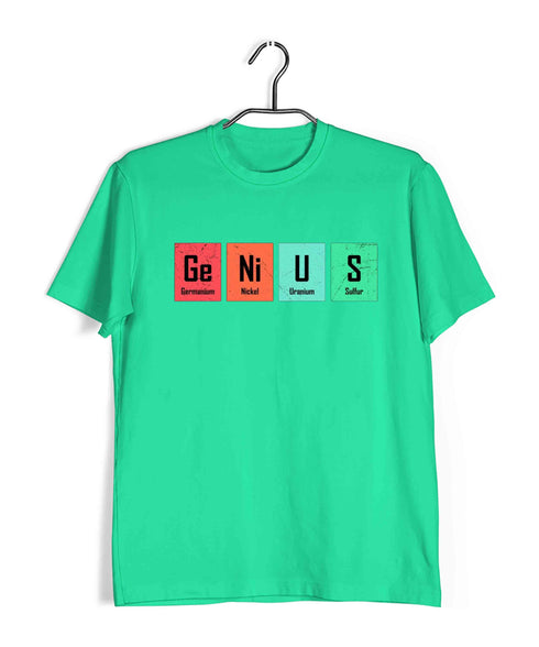 Chemistry Genius Nerd Science Casual Graphic Printed T-Shirt for Men