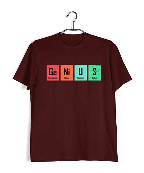 Chemistry Genius Nerd Science Casual Graphic Printed T-Shirt for Men