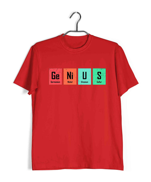 Chemistry Genius Nerd Science Casual Graphic Printed T-Shirt for Men