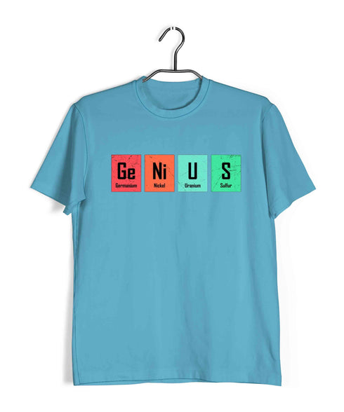 Chemistry Genius Nerd Science Casual Graphic Printed T-Shirt for Men