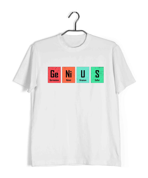 Chemistry Genius Nerd Science Casual Graphic Printed T-Shirt for Men