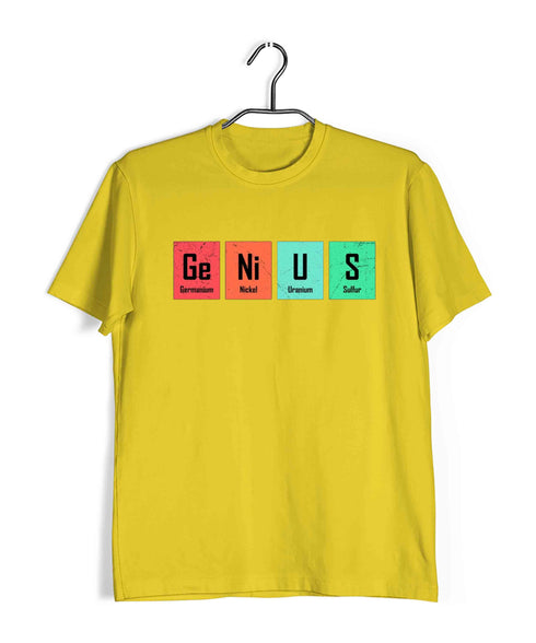 Chemistry Genius Nerd Science Casual Graphic Printed T-Shirt for Men