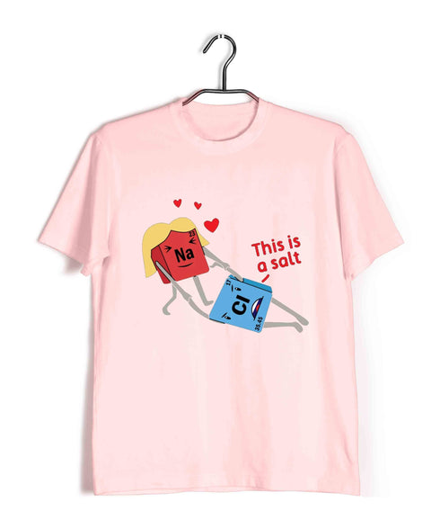 Chemistry Puns Sodium Chloride Assault Nerd Science Casual Graphic Printed T-Shirt for Men