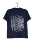 Nerd Science Physics Wave Diffraction Custom Printed Graphic Design T-Shirt for Men