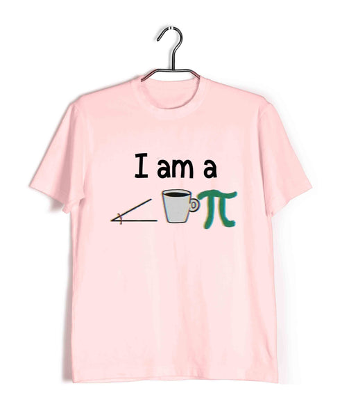 Mathematics I am a cutie pie Nerd Science Casual Graphic Printed T-Shirt for Men