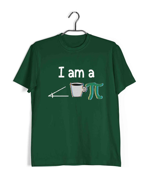 Mathematics I am a cutie pie Nerd Science Casual Graphic Printed T-Shirt for Men