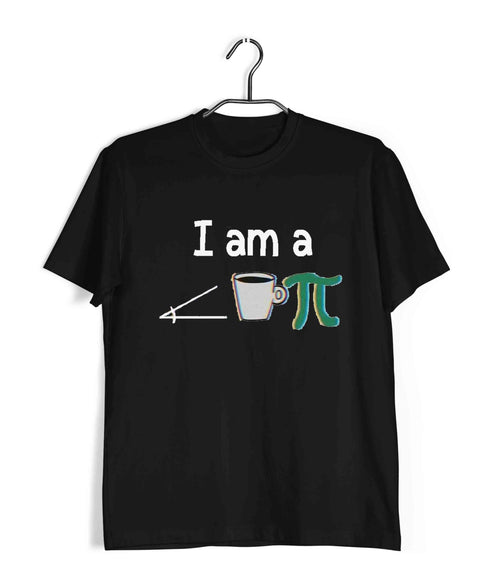 Mathematics I am a cutie pie Nerd Science Casual Graphic Printed T-Shirt for Men