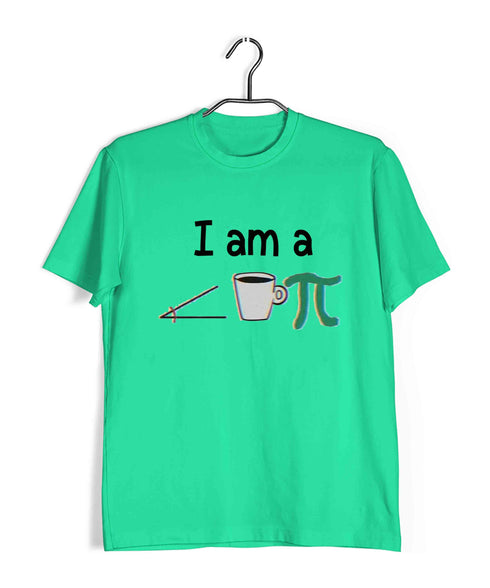 Mathematics I am a cutie pie Nerd Science Casual Graphic Printed T-Shirt for Men