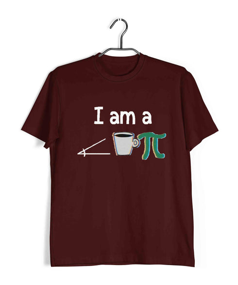 Mathematics I am a cutie pie Nerd Science Casual Graphic Printed T-Shirt for Men