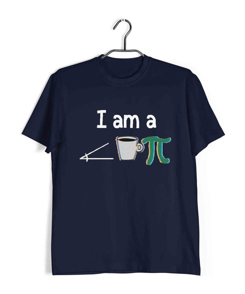 Mathematics I am a cutie pie Nerd Science Casual Graphic Printed T-Shirt for Men