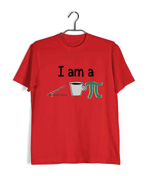 Mathematics I am a cutie pie Nerd Science Casual Graphic Printed T-Shirt for Men