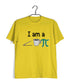 Mathematics I am a cutie pie Nerd Science Casual Graphic Printed T-Shirt for Men