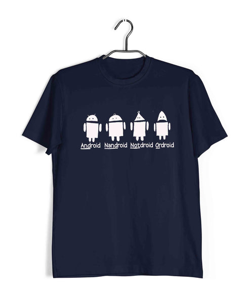 Electrical Engineering Computer Science NotDroid OrDroid Nandroid Nerd Engineering Casual Graphic Printed T-Shirt for Men