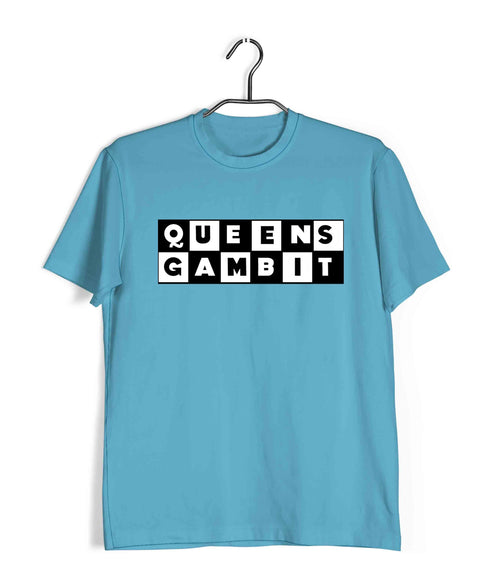 Chess Queen's Gambit Sports Casual Graphic Printed T-Shirt for Men