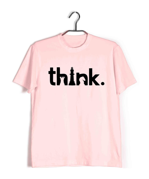 Chess THINK Sports Casual Graphic Printed T-Shirt for Men