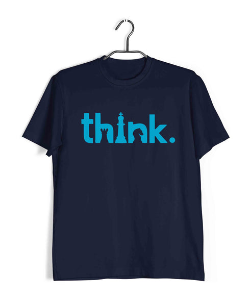 Chess THINK Sports Casual Graphic Printed T-Shirt for Men