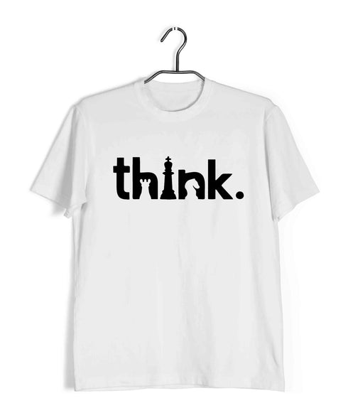 Chess THINK Sports Casual Graphic Printed T-Shirt for Men
