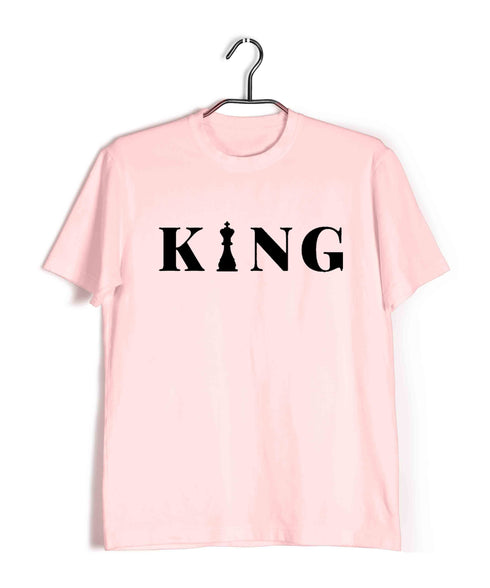 Chess KING Sports Casual Graphic Printed T-Shirt for Men