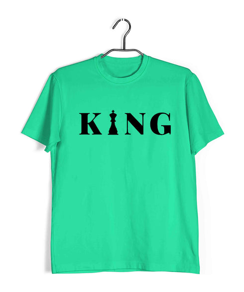Chess KING Sports Casual Graphic Printed T-Shirt for Men