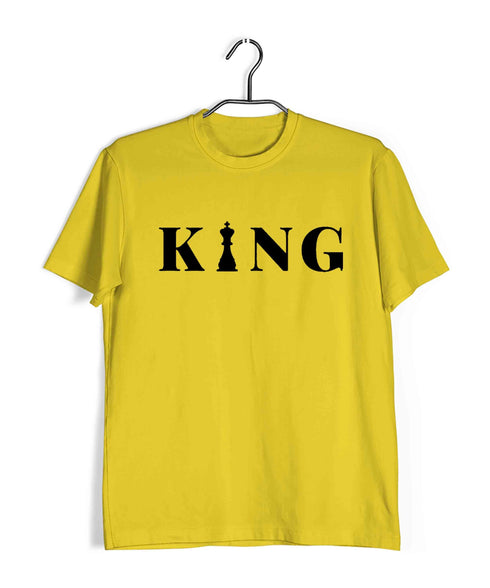 Chess KING Sports Casual Graphic Printed T-Shirt for Men
