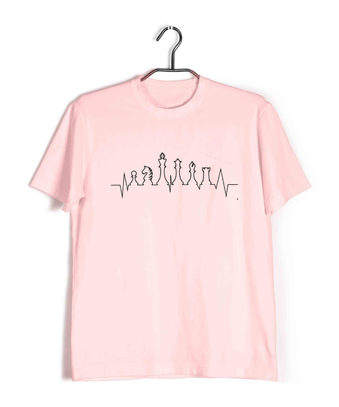 Chess Chess Is Life Waveform Sports Casual Graphic Printed T-Shirt for Men