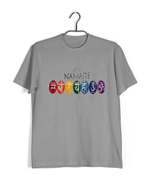 Sports Fitness Yoga 7 Chakras Custom Printed Graphic Design T-Shirt for Women