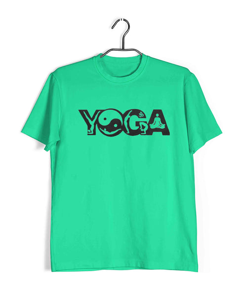 Yoga Yoga Poses Sports Fitness Casual Graphic Printed T-Shirt for Men