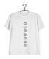 Yoga 7 Chakras Minimal Sports Fitness Casual Graphic Printed T-Shirt for Men