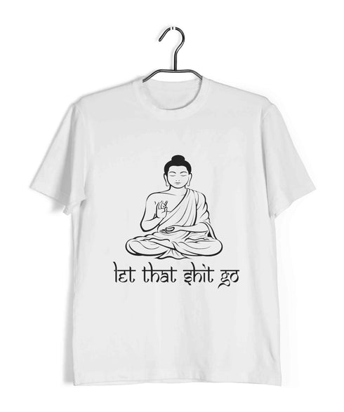Sports Fitness Yoga Let It Go Custom Printed Graphic Design T-Shirt for Women