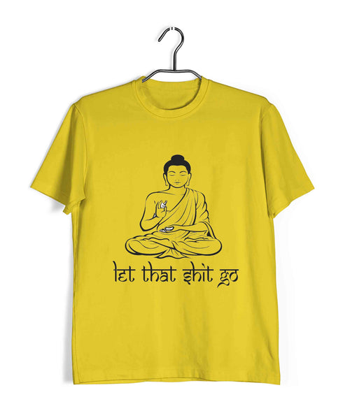 Sports Fitness Yoga Let It Go Custom Printed Graphic Design T-Shirt for Women