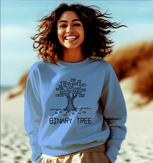 Aaramkhor Binary Tree Coder Programmer, Developer, Computer Science winter 23 Unisex Sweatshirts
