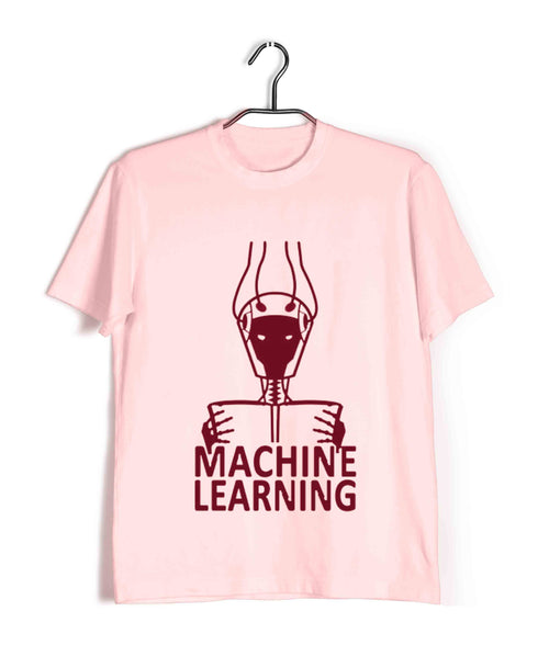 Computer Science Machine is Learning Engineering Casual Graphic Printed T-Shirt for Men