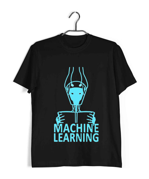 Computer Science Machine is Learning Engineering Casual Graphic Printed T-Shirt for Men