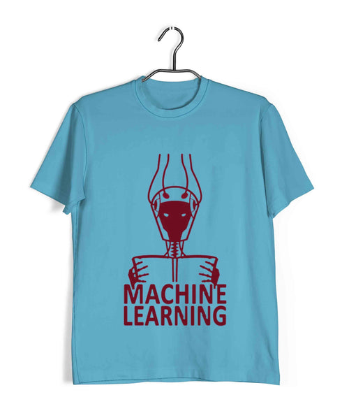 Computer Science Machine is Learning Engineering Casual Graphic Printed T-Shirt for Men