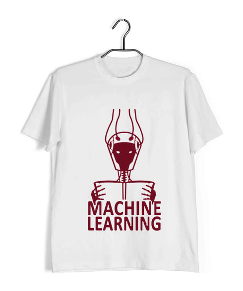 Computer Science Machine is Learning Engineering Casual Graphic Printed T-Shirt for Men