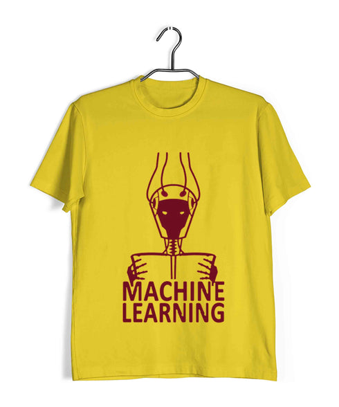 Computer Science Machine is Learning Engineering Casual Graphic Printed T-Shirt for Men