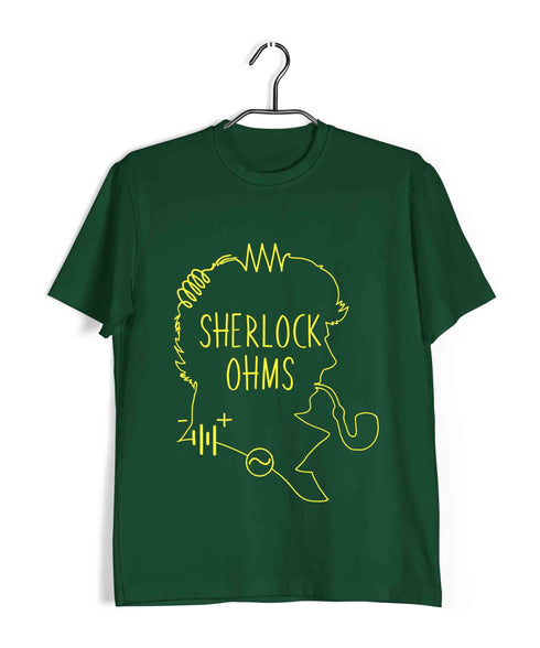 Funny Sherlock Oms Engineering Electrical Engineering Casual Graphic Printed T-Shirt for Men