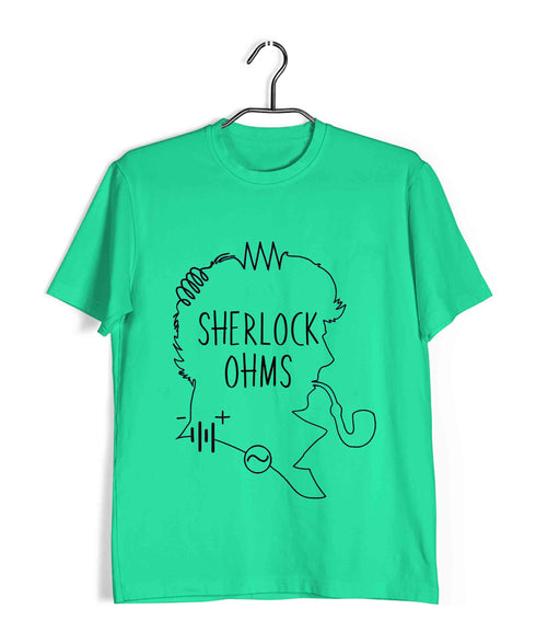 Funny Sherlock Oms Engineering Electrical Engineering Casual Graphic Printed T-Shirt for Men