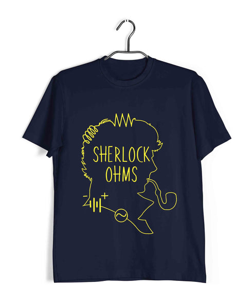 Funny Sherlock Oms Engineering Electrical Engineering Casual Graphic Printed T-Shirt for Men
