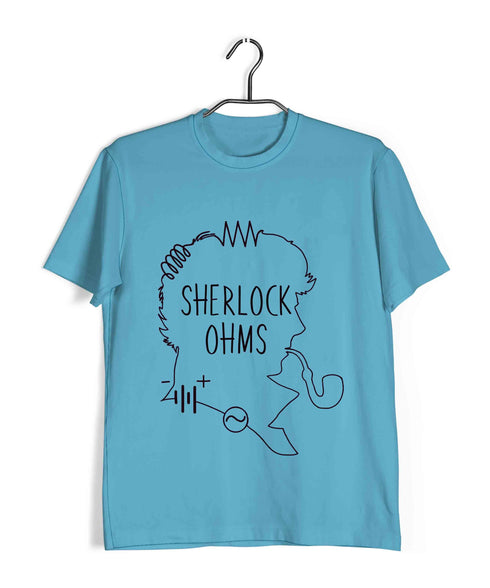 Funny Sherlock Oms Engineering Electrical Engineering Casual Graphic Printed T-Shirt for Men