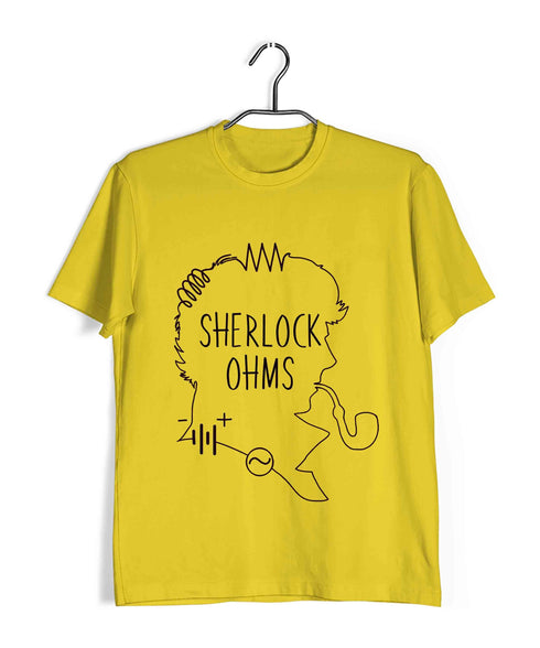 Funny Sherlock Oms Engineering Electrical Engineering Casual Graphic Printed T-Shirt for Men