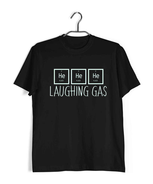 Science Nerd Chemistry Laughing Gas Hehehe Custom Printed Graphic Design T-Shirt for Women