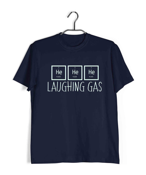 Science Nerd Chemistry Laughing Gas Hehehe Custom Printed Graphic Design T-Shirt for Women