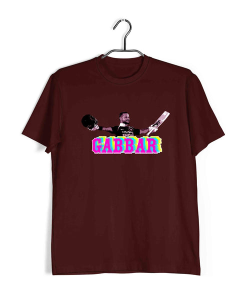 Cricket Gabbar Sports Casual Graphic Printed T-Shirt for Men