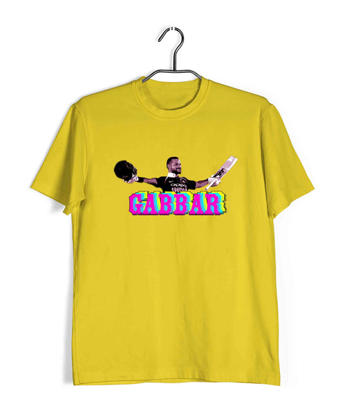 Cricket Gabbar Sports Casual Graphic Printed T-Shirt for Men