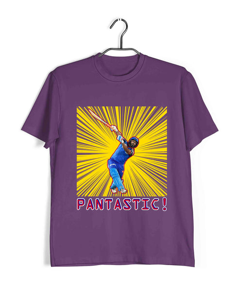 Cricket Pantastic Sports Casual Graphic Printed T-Shirt for Men