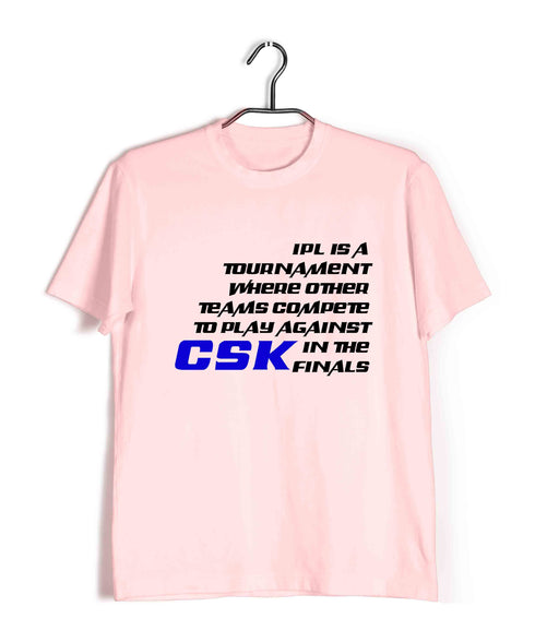 Sports Cricket is IPL is Custom Printed Graphic Design T-Shirt for Men